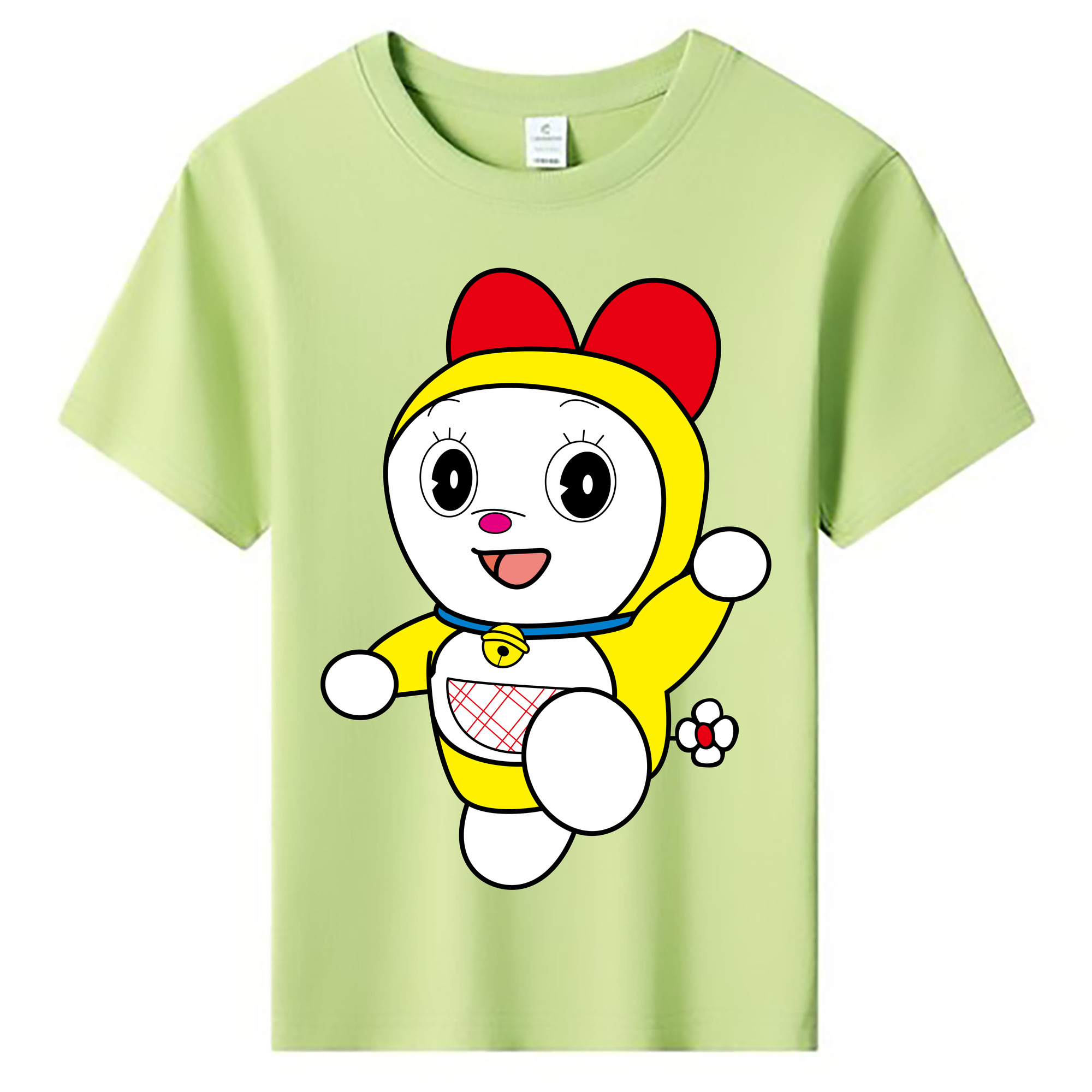 （画像用） ドラえもん ドラミ Doraemon Dorami 綿100％キッズTシャツ（フロントプリント）
